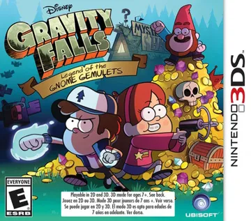 Gravity Falls Legend of the Gnome Gemulets (Usa) box cover front